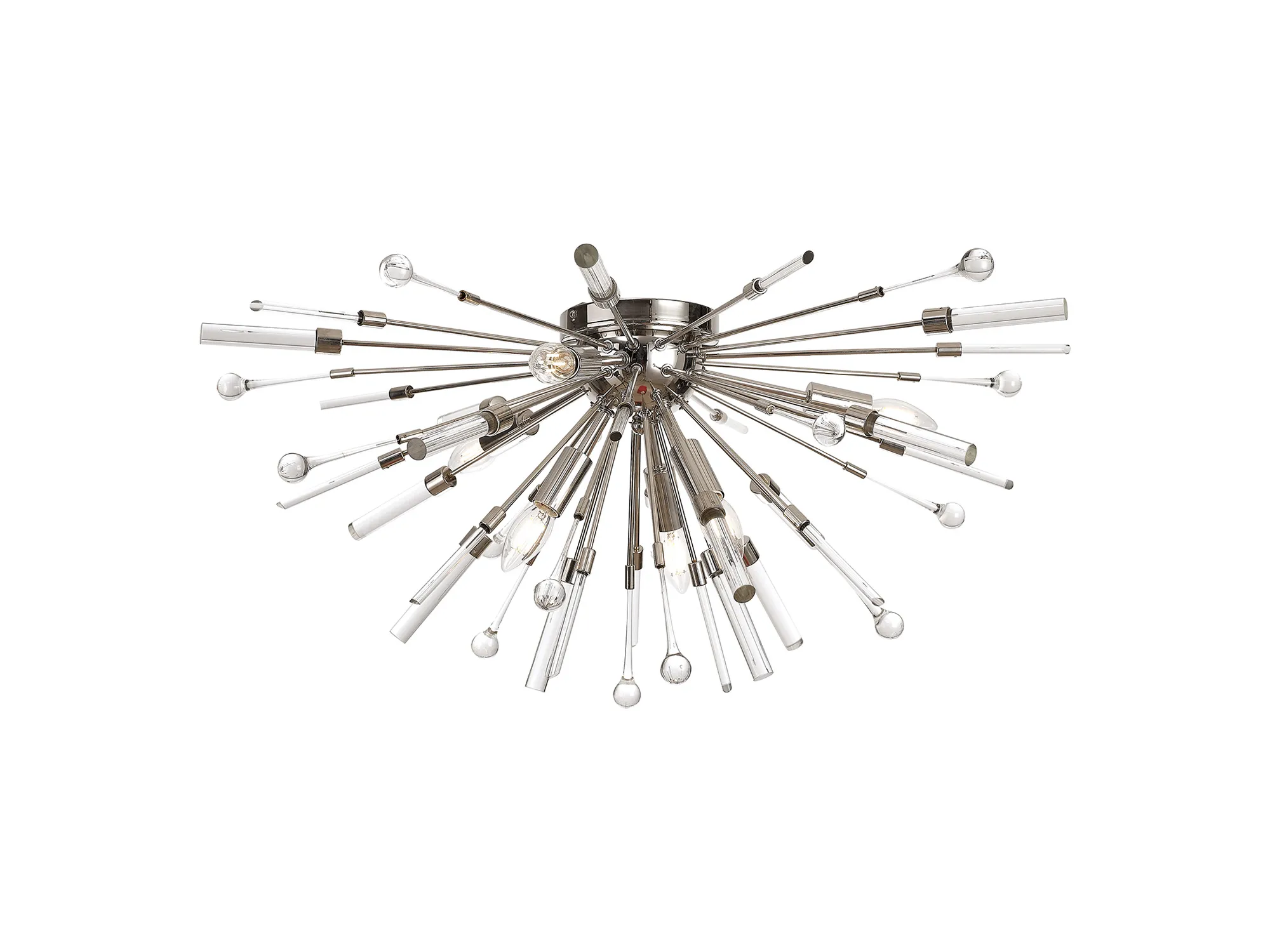 IL32909PN  Noon Semi Flush 6 Light Polished Nickel